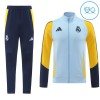 Chaqueta De Entrenamiento Trajes Real Madrid 2024-25 Gris - Niño